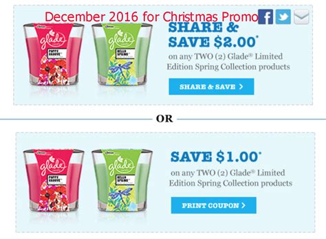 Glade Promo Codes