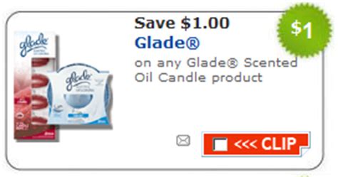 Glade Scented Candle Coupons