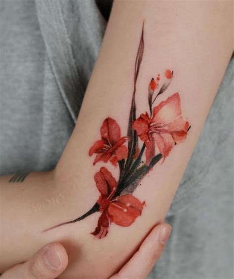 Gladiolus flower tattoo meaning in different cultures