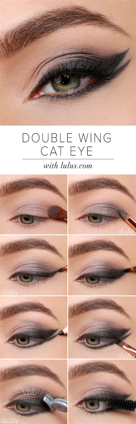 Glamorous Double Cat Eye Template Printable