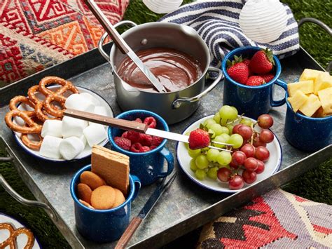 A delicious meal being served in a glamping setting