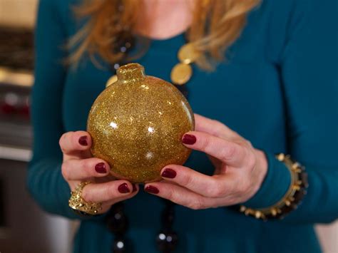 Glass Ball Ornaments with Glitter Finish