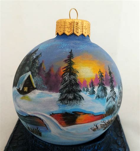 Glass Paint Ornaments