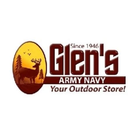 Glens Army and Navy storefront