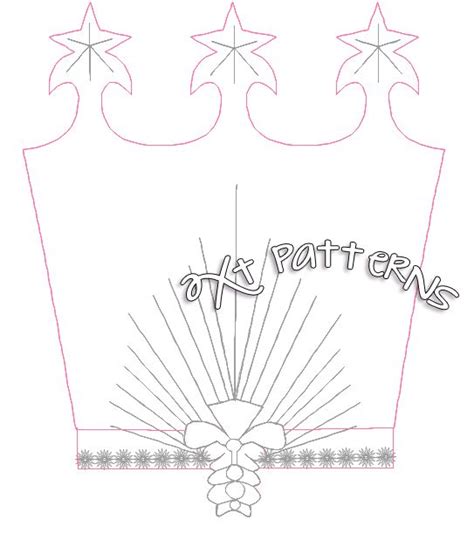 Glinda crown template 4