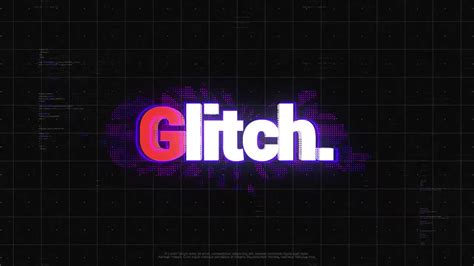 Glitch Logo After Effects Template Download