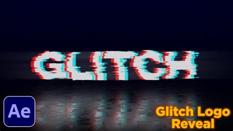 Glitch Logo Animation