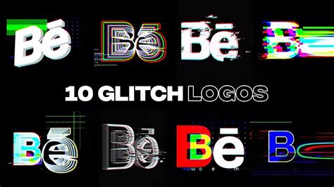 Glitch Logo Template by TemplateMonster