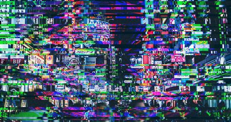 Glitch Music Video Frame