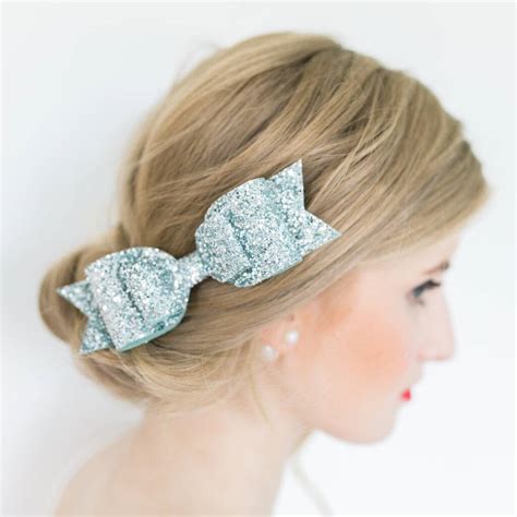 Glitter Hair Bow Template