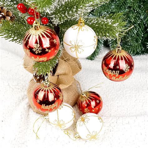 Glitter Ornaments on a Christmas Tree