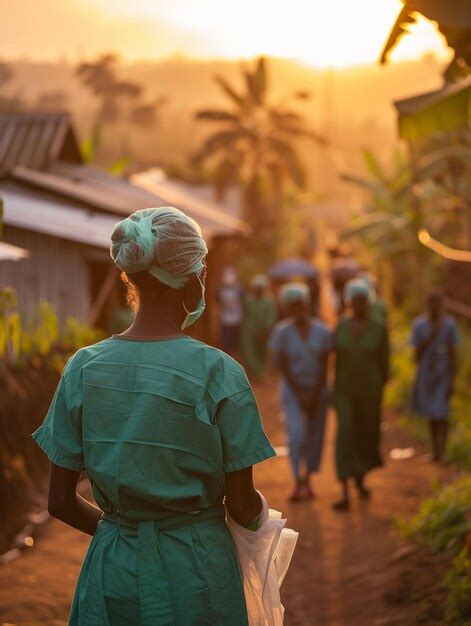 A global health worker working in a developing country