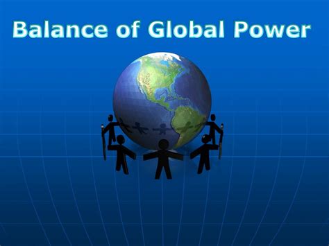 Global power balance