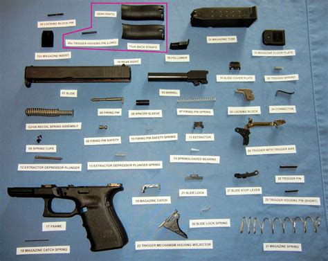 Glock 19 Parts Gallery 1