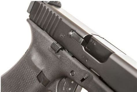 Glock 36 Gen 5 Ambidextrous Slide Stop Lever Close-Up