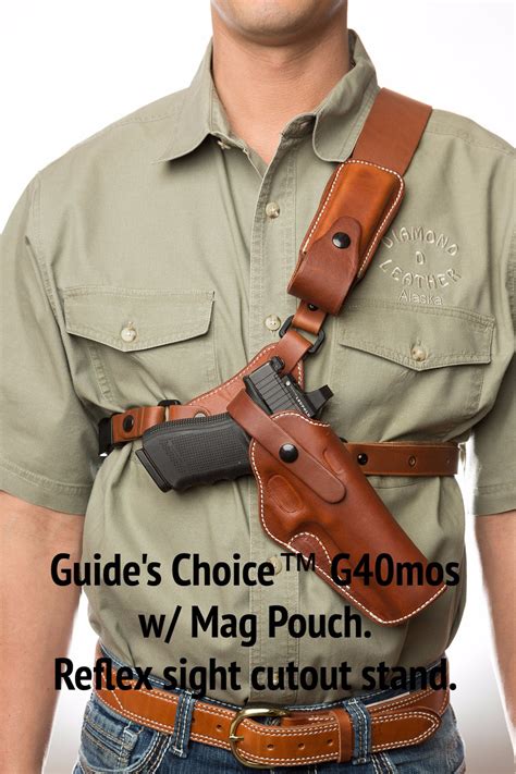 Glock 40 MOS Holster Leather