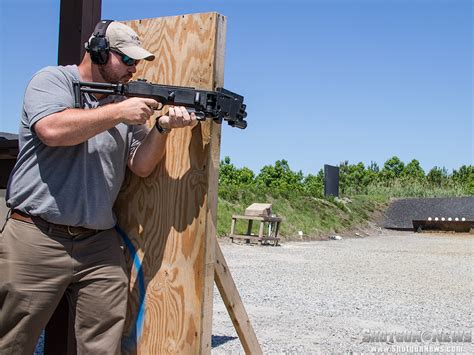 Practice exercises for the corner shot with a Glock