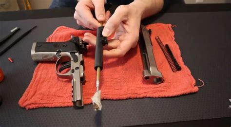 Glock pistol barrel cleaning