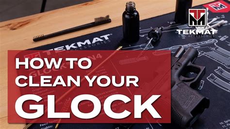 Glock pistol cleaning