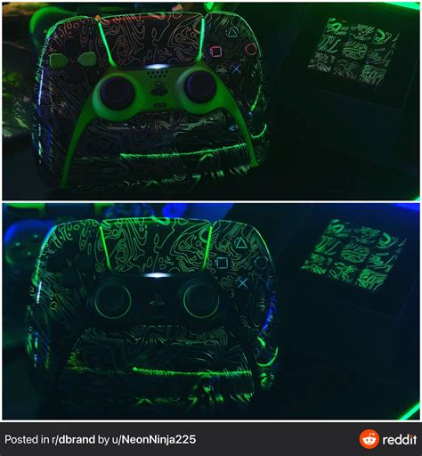 Glow in the Dark PS5 Skin Template