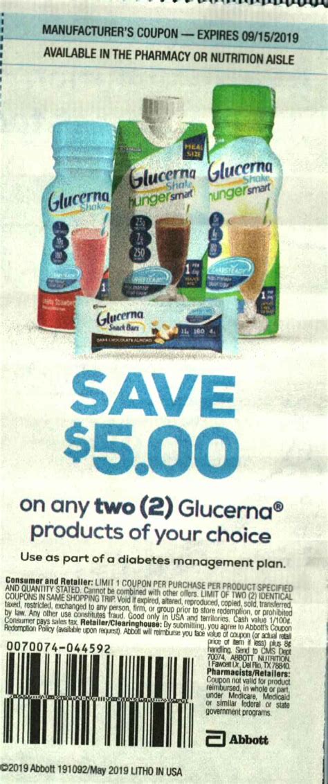 Find Glucerna Coupons Printable Online