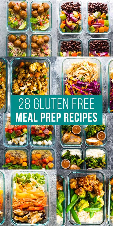 Gluten-free meal prep example