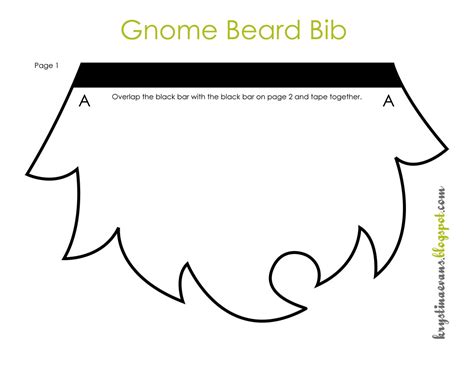 Gnome Beard Templates Creative Ideas