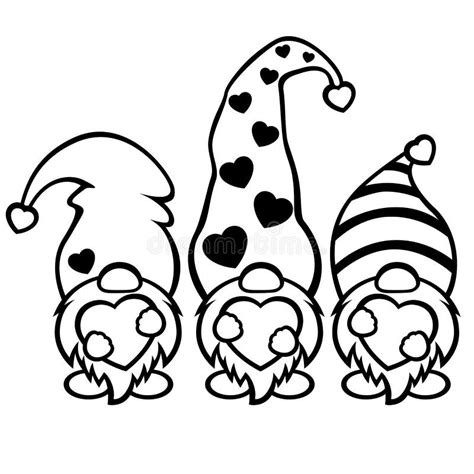 Gnome Clip Art Black and White