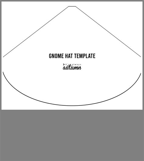 Gnome Hat Template Printable Free Download