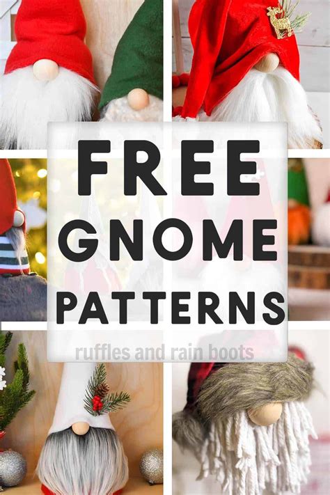 Gnome Patterns to Print for Free