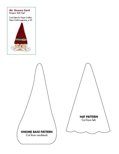 Gnome Patterns to Print and Share