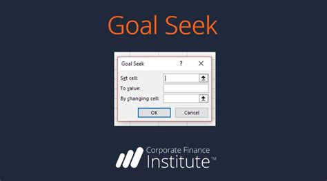 Goal Seek Examples