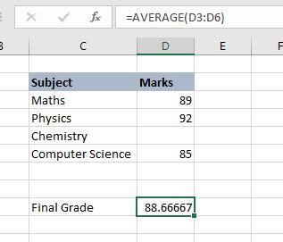 Goal Seek Results