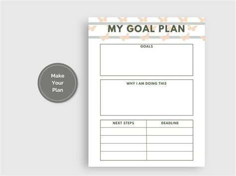 Weekly hourly planner with goal setting