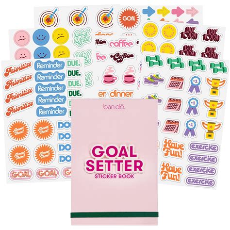 Goal Setting Sticker Set