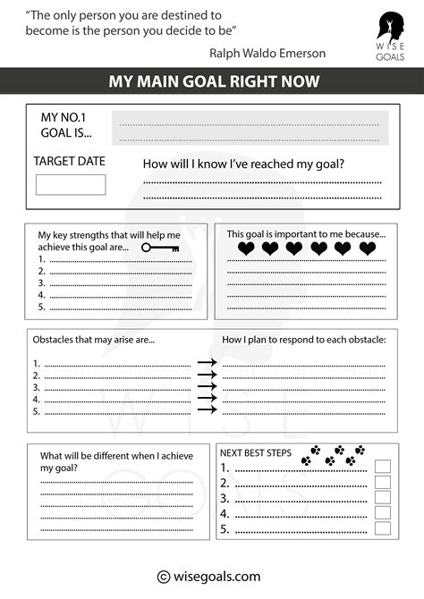 Goal Setting Worksheet