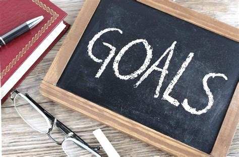 A picture representing goals, with a person setting targets