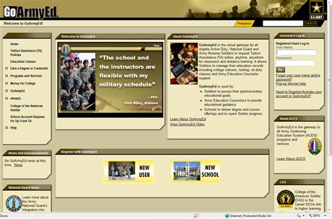 GoArmyEd Portal