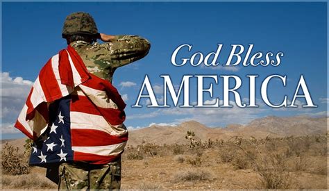 God Bless America Military