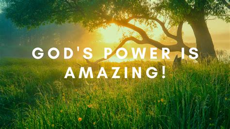 God's Power