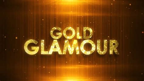 gold and glam template