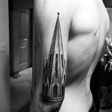 Gold Cathedral Tattoo Placement