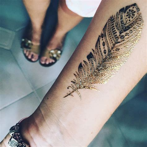 Gold tattoo designs