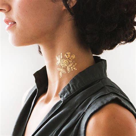 Gold Temporary Tattoos for Special Occasions