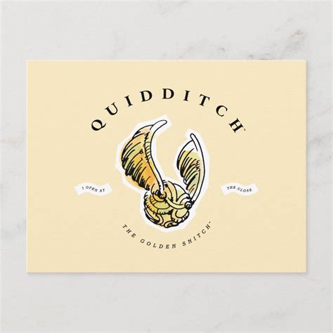 Golden Snitch Invitation Template