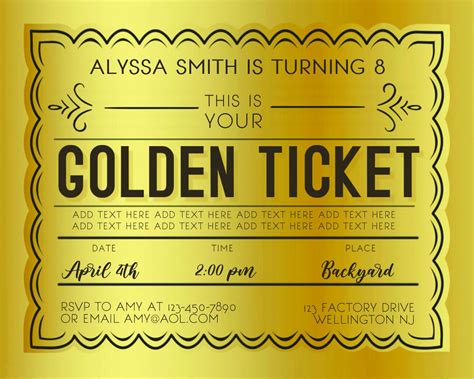 Golden Ticket Social Media