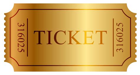 Golden Ticket Template Gallery 1