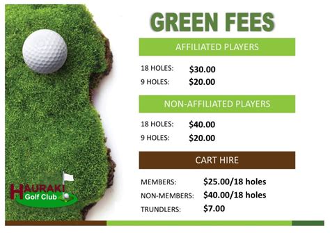 Golf Course Green Fees