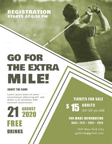 Golf Event Flyer