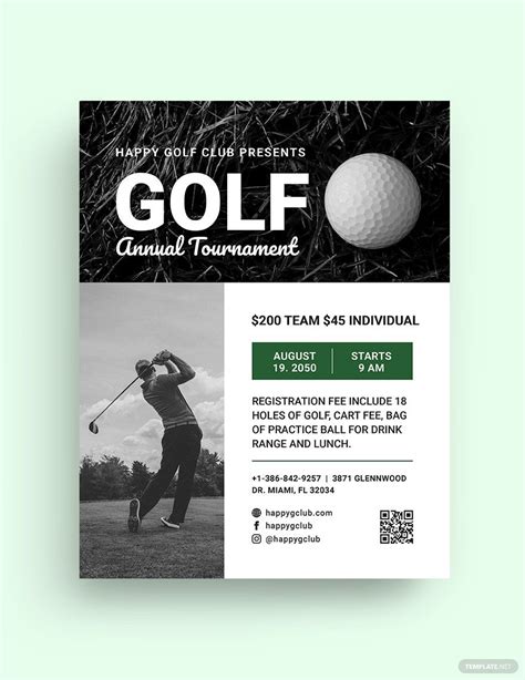 Golf League Communication Template